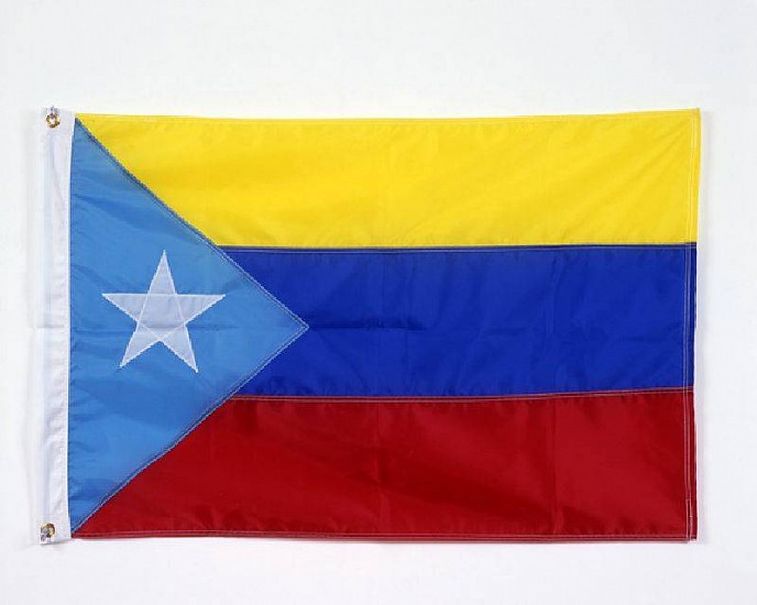 Carolina Caycedo, Colomboricua.
2006, Fabric