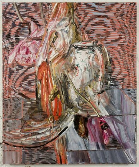 Francesca DiMattio, Meat, Jug, Bird
2008, Oil on canvas