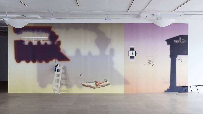 Helen Marten, Some Civic Shades (Highball Hi Rise)
2011, Mixed Media