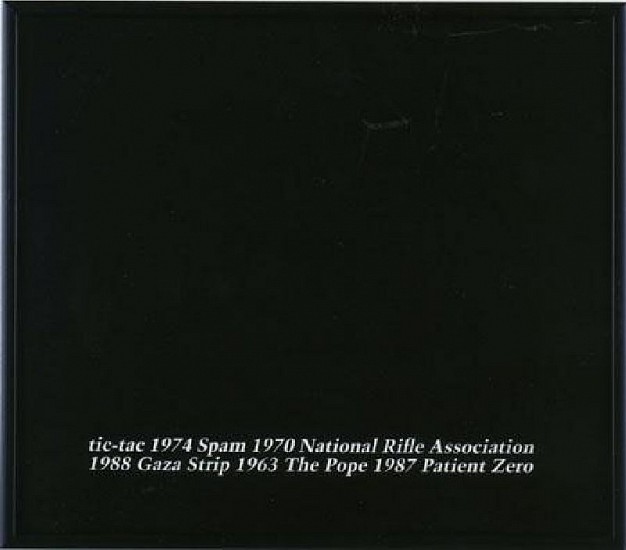 Felix Gonzalez-Torres, Untitled
1988, photostat