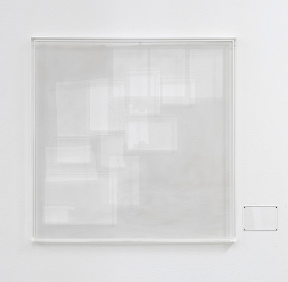 Ryan Gander, Associative Ghost Templates, #18
2012, Framed and laser cut perspex