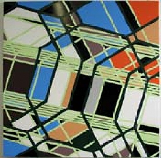 Sarah Morris, The Kodak Theatre [Los Angeles]
2005, household gloss on canvas