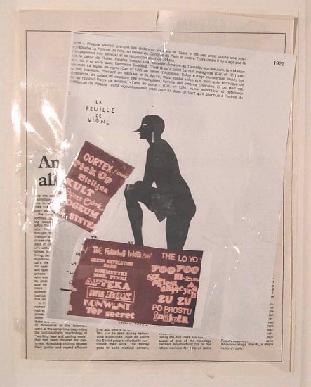 Paulina Olowska, Not Yet Titled
2007, Collage on paper
