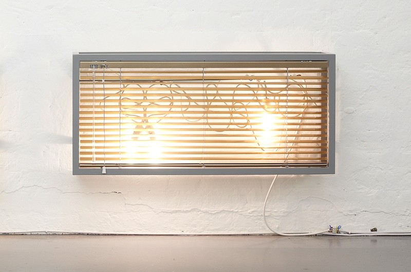 Haegue Yang, Manteuffelstrasse 112 - Single and Solid ( bedroom radiator - right )
2010, Mixed Media
