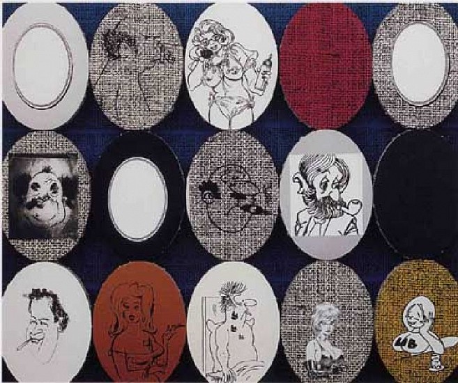 Meyer Vaisman, Oral History
1988, Processed inks on canvas