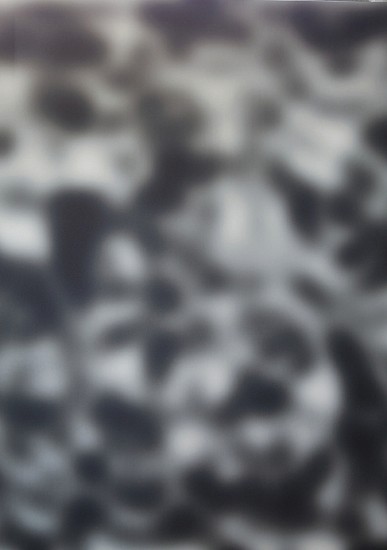 Jeff Elrod, Nobody Sees Like Us (B/W)
2013, UV ink on canvas