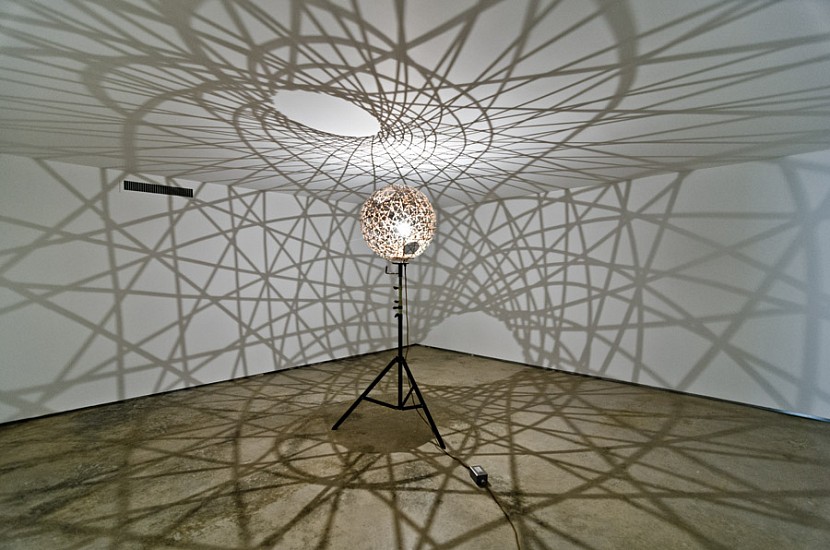 Olafur Eliasson, Five fold sphere projection lamp
2004, Mixed Media