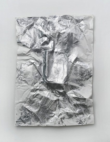 Kim Gordon, Ladies of the Paradise #1
2015, Spray paint, glitter, medium on banner canvas, aqua-resin and fiberglass