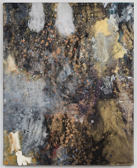 Caitlin Lonegan, Untitled
2014, Oil, metallic oil, iridescent oil on canvas