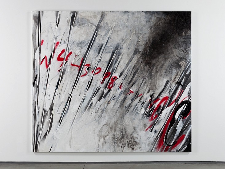 Suzanne McClelland, Domestic Terrorist: Kerkow NCIC W333088341
2015, charcoal, polymer, oil on linen