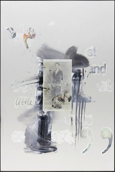 Dan Shaw-Town, Backwards theory
2015, Mixed media on aluminum