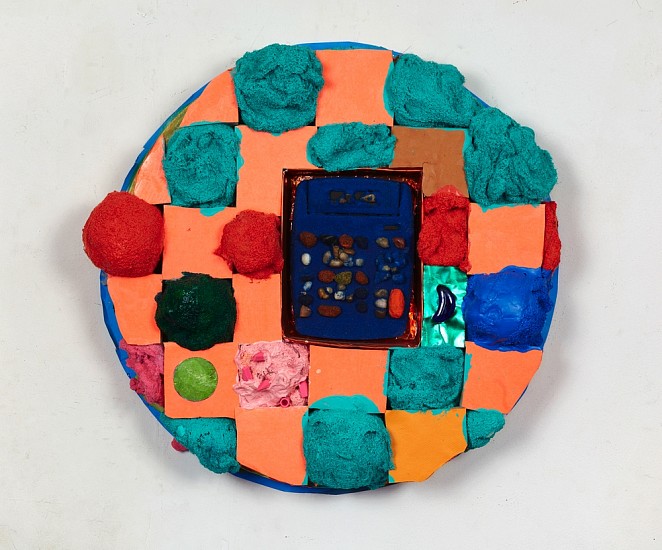 Brian Belott, Tondo Puff
2016, Mixed media on canvas