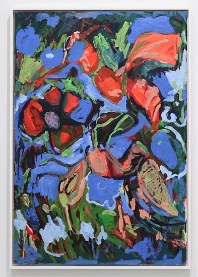 Adrianne Rubenstein, Honeybees in Corn Flowers
2016, Oil on panel