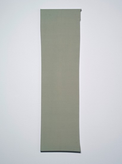 Jacob Kassay, Untitled
2013, Linen on wood support
