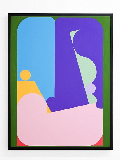 Adriana Minoliti, Monopainted #10
2018, Acrylic on canvas
