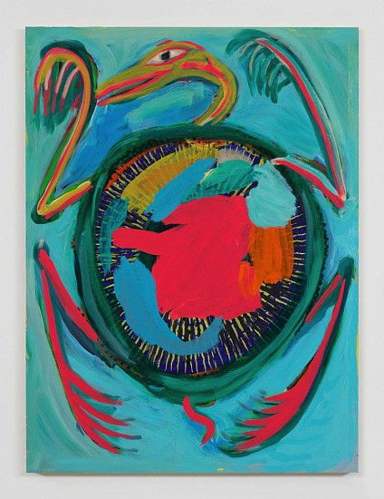 Josh Smith, Turtle
2019, Oil on wood panel