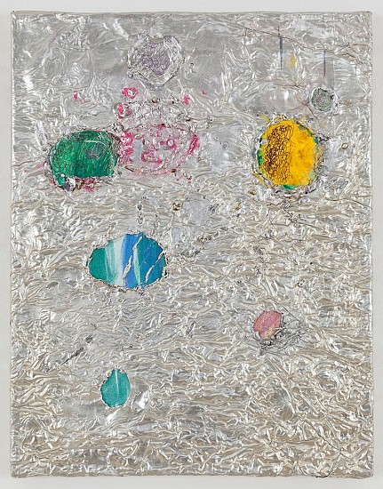 Josef Strau, Delusion
2018, Tin plate, tin wire, acrylic, ballpoint pen on canvas